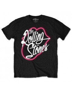 Tricou Unisex The Rolling Stones Neon Lips