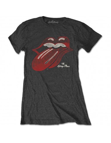 Tricou Dama The Rolling Stones Vintage Tongue Logo
