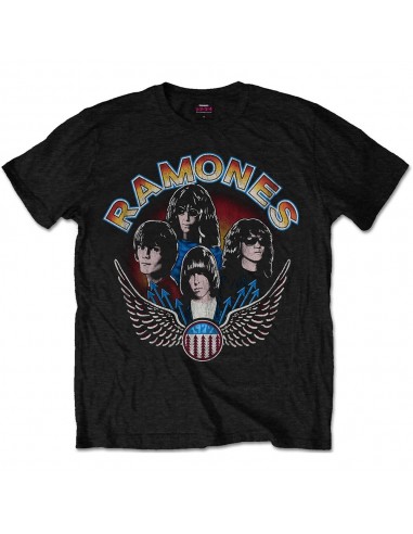 Tricou Unisex Ramones Vintage Wings Photo