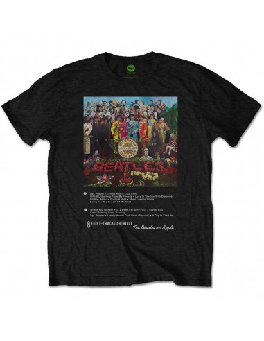 Tricou Unisex The Beatles Sgt Pepper 8 Track