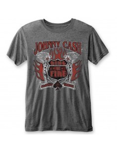 Tricou Unisex Johnny Cash Ring of Fire