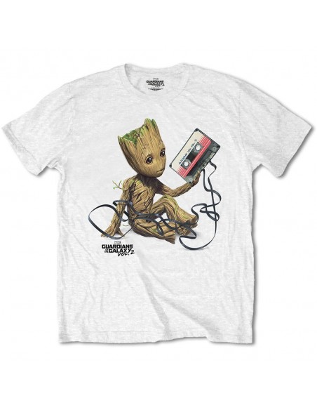 Tricou Unisex Marvel Comics Guardians of the Galaxy V. 2 Groot with Tape