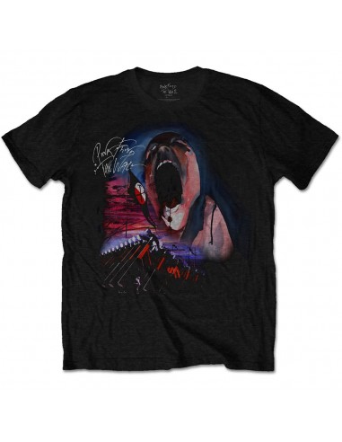 Tricou Unisex Pink Floyd The Wall Scream & Hammers