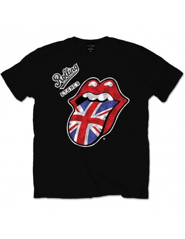 Tricou Unisex The Rolling Stones Vintage British Tongue