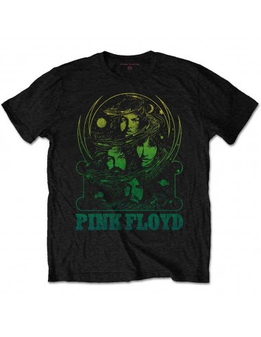 Tricou Unisex Pink Floyd Green Swirl