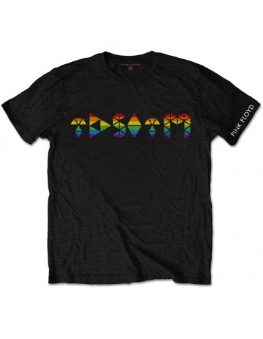 Tricou Unisex Pink Floyd Dark Side Prism Initials