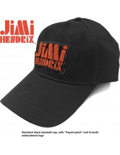Sapca Jimi Hendrix Orange Stencil Logo
