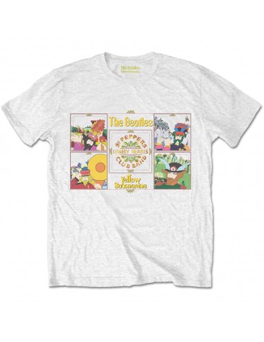 Tricou Unisex The Beatles Yellow Submarine Sgt Pepper Band