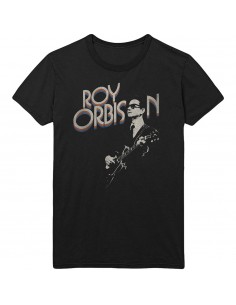 Tricou Unisex Roy Orbison Guitar & Logo