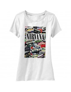 Tricou Dama Nirvana Cassettes