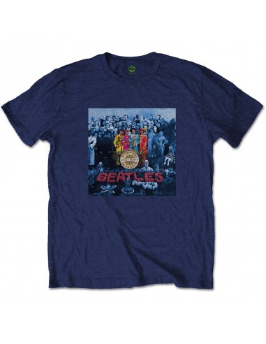 Tricou Unisex The Beatles Sgt Pepper Blue