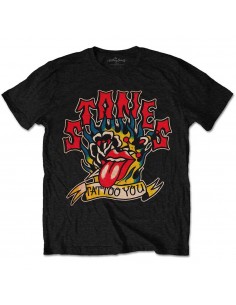 Tricou Unisex The Rolling Stones Tattoo You Blue Flames