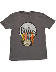 Tricou Unisex The Beatles Sgt Pepper & Drum