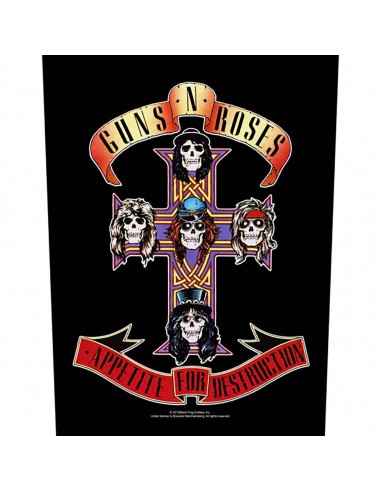 Back Patch Guns N' Roses Appetite for Destruction