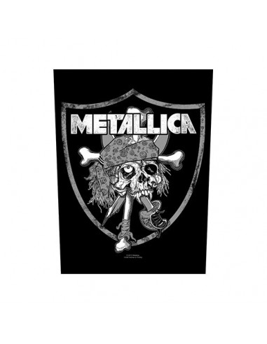 Metallica 'Raiders Skull' Back Patch