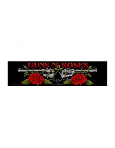 Super Strip Patch Guns N' Roses Logo/Roses