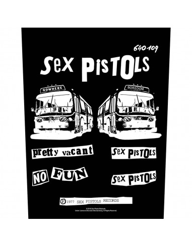 Back Patch The Sex Pistols Pretty Vacant