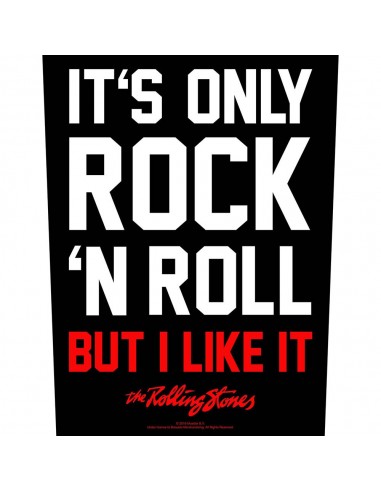 Back Patch The Rolling Stones It's Only Rock N' Roll