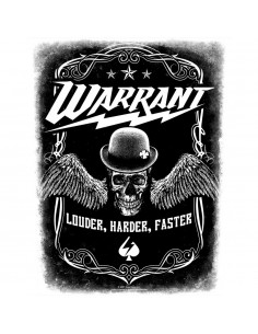 Back Patch Warrant Louder Harder Faster