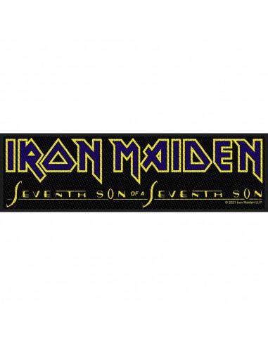 Super Strip Patch Iron Maiden Seventh Son Logo