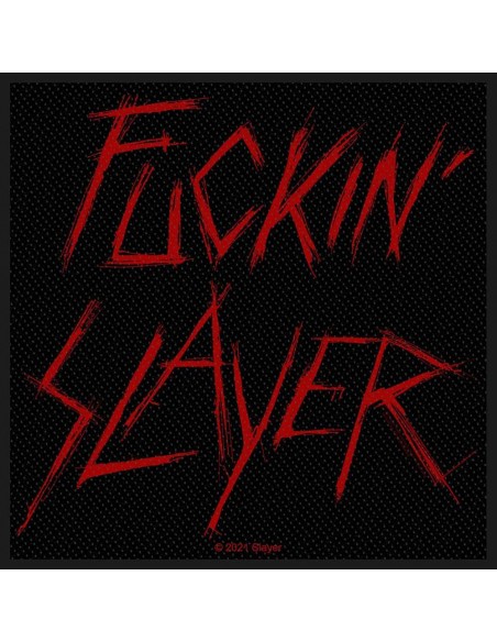 Patch Oficial Slayer Fuckin' Slayer - MetalHead Merch