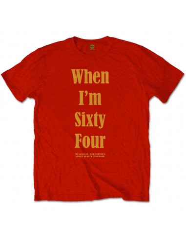 Tricou Unisex The Beatles When I'm Sixty Four