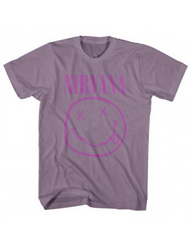 Tricou Unisex Nirvana Purple Smiley