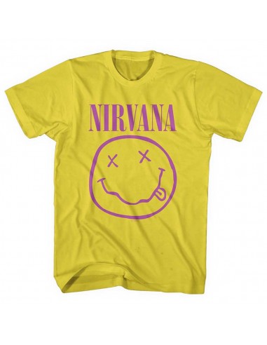 Tricou Unisex Nirvana Purple Smiley