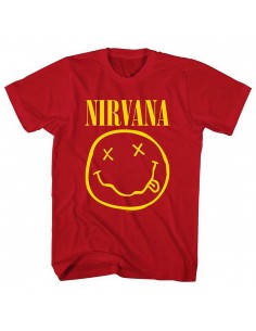 Tricou Unisex Nirvana Yellow Smiley