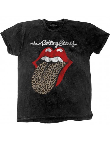 Tricou Unisex The Rolling Stones Leopard Tongue