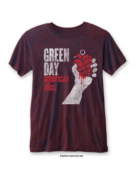 Tricou Unisex Green Day American Idiot Vintage
