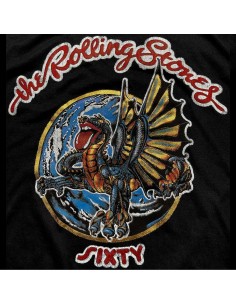Tricou Unisex The Rolling Stones Sixty Dragon Globe