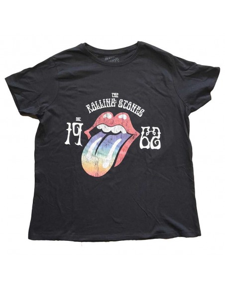 Tricou Dama The Rolling Stones Sixty Rainbow Tongue '62