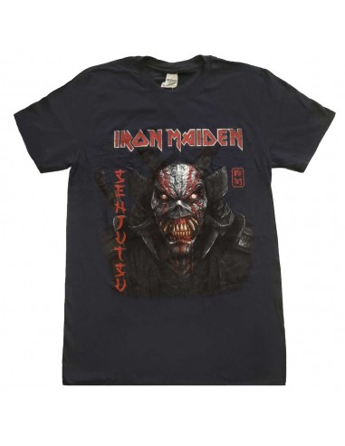 Tricou Unisex Iron Maiden Senjutsu Back Cover Vertical Logo