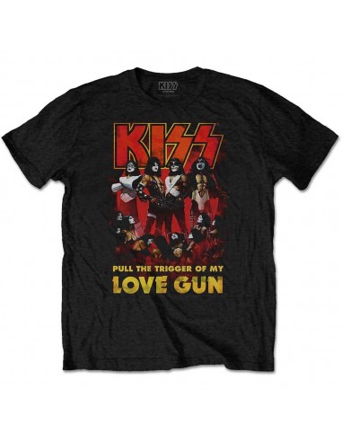 Tricou Unisex KISS Love Gun Glow