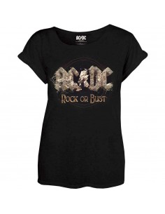 Tricou Dama AC/DC Rock or Bust