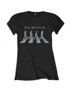 Tricou Dama The Beatles Abbey Road Crossing
