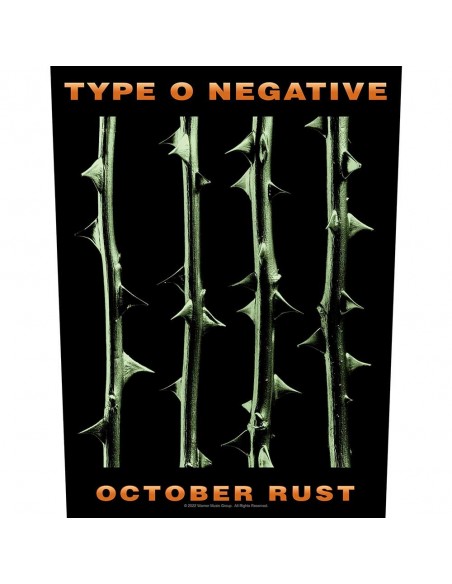 Back Patch Type O Negative October Rust