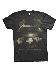 Tricou Unisex Metallica Master Of Puppets Distressed