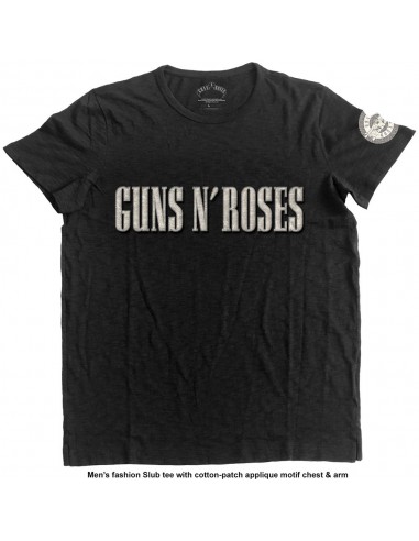 Tricou Unisex Guns N' Roses Logo & Bullet Circle