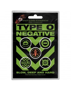 Set Insigne Type O Negative Slow, Deep & Hard