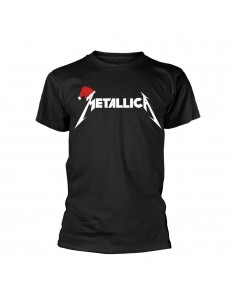 Tricou Unisex Metallica Santa Hat Logo