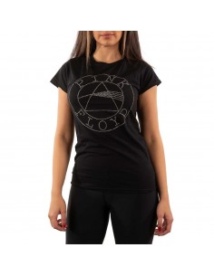 Tricou Dama Pink Floyd Circle Logo (cu Cristale aplicate)