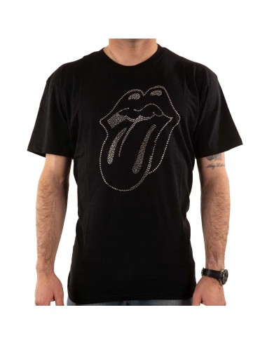 Tricou Unisex The Rolling Stones Tongue (cu Cristale aplicate)