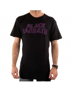 Tricou Unisex Black Sabbath Wavy Logo (cu Cristale aplicate)