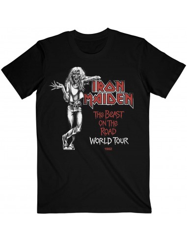 Tricou Unisex Iron Maiden Beast Over Hammersmith World Tour '82
