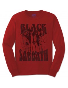 Tricou Maneca Lunga Black Sabbath Band And Logo