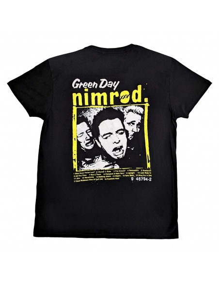 Tricou Unisex Green Day Nimrod Side Print