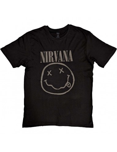 Tricou Unisex Nirvana Black Smiley