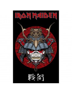 Poster Textil Iron Maiden Senjutsu Samurai Eddie